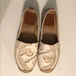 Tory Burch Logo Espadrilles in size 6